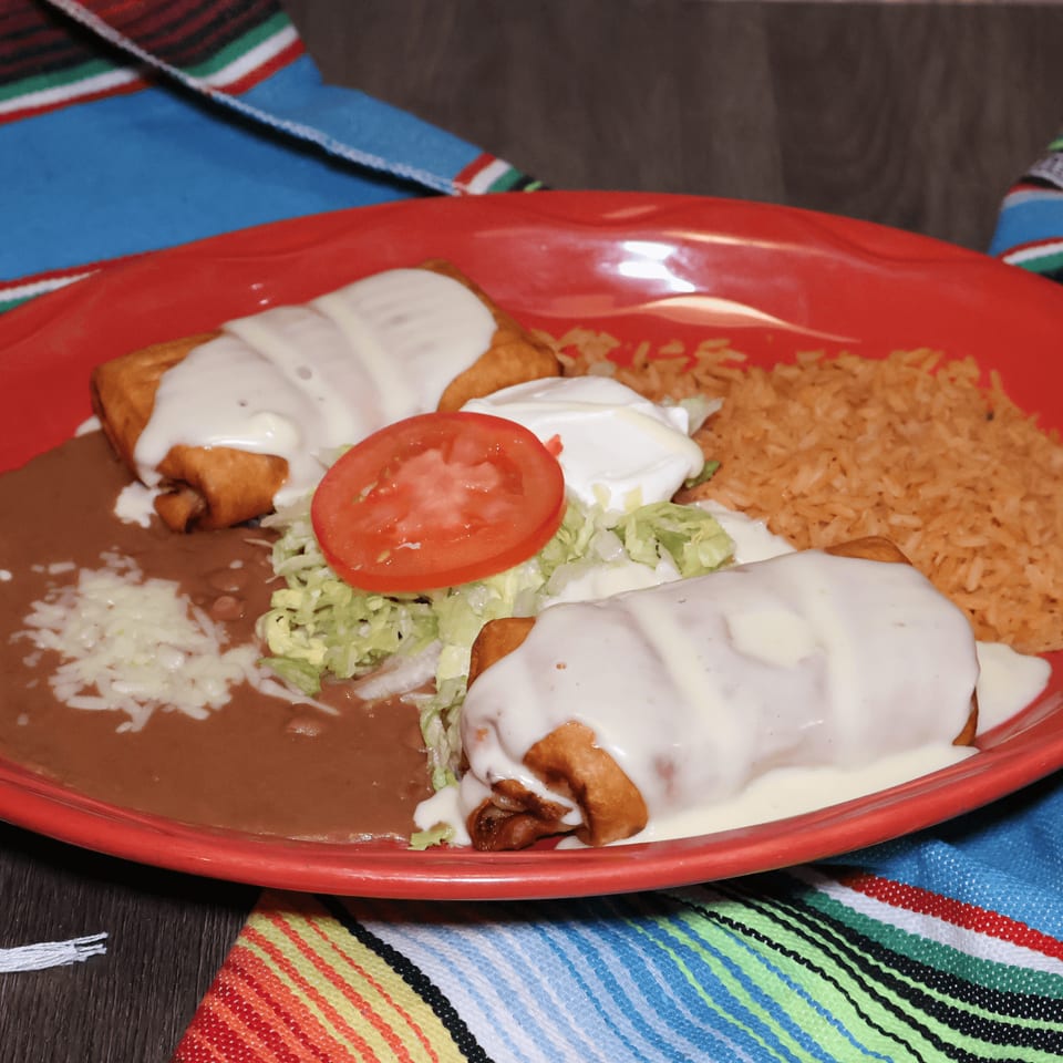 Indulge in Our Chimichanga