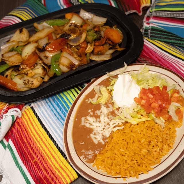 Vegetarian Fajitas.