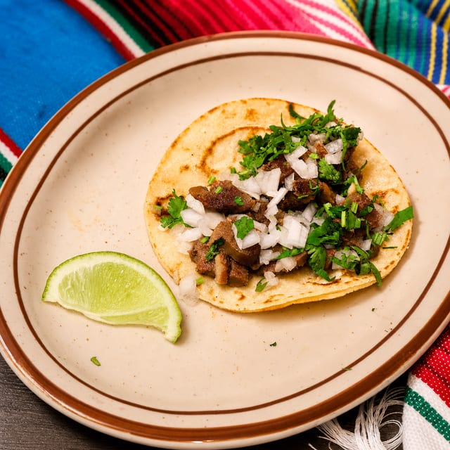 Lengua Taco | Beef Tongue.