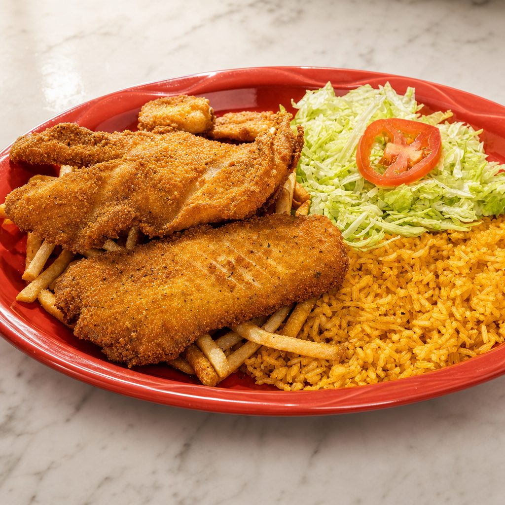 Filete Empanizado | Fried Fish Fillet.