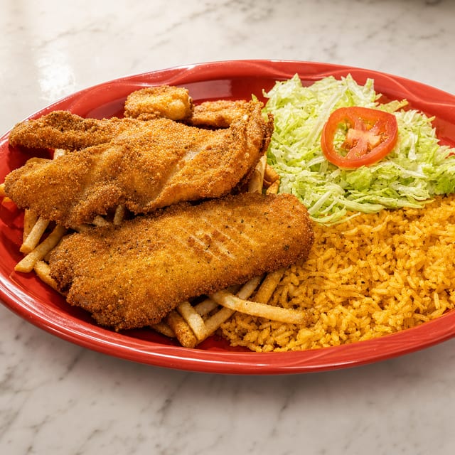 Filete Empanizado | Fried Fish Fillet.