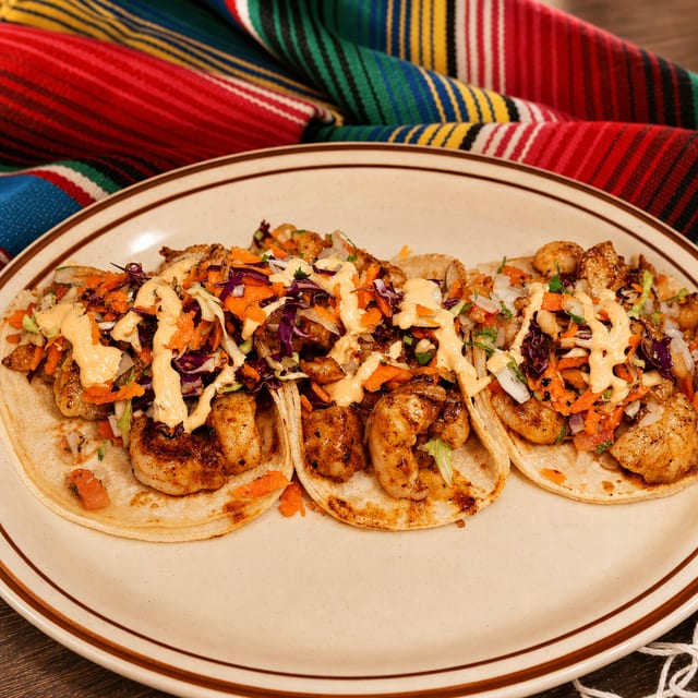 Grilled Shrimp Tacos.