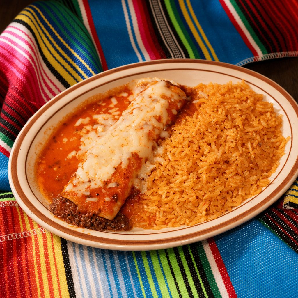 Kids #3. Beef Burrito.