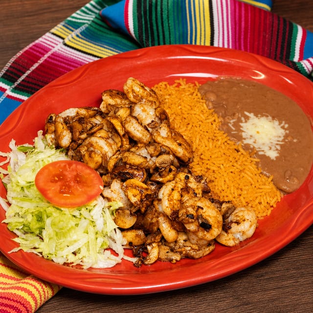 Camarones Con Champiñones.