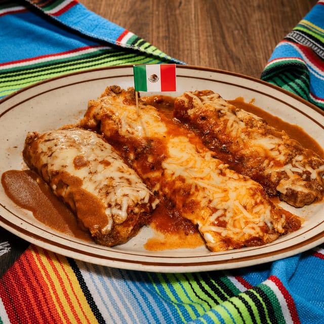 14. Burrito, Enchilada and Tamale.