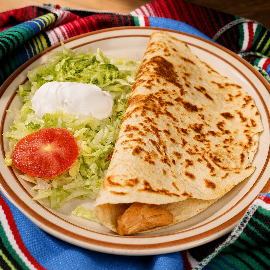 Quesadilla Mexican Dinner.