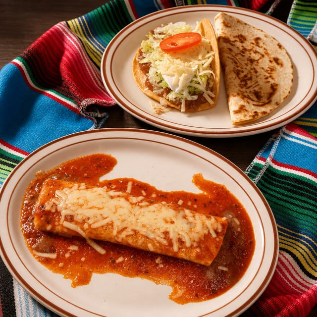 2. Chalupa, Bean Burrito, & Quesadilla.