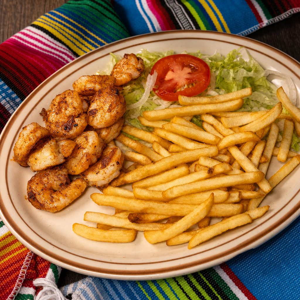 Kids #8. Grilled Shrimp.