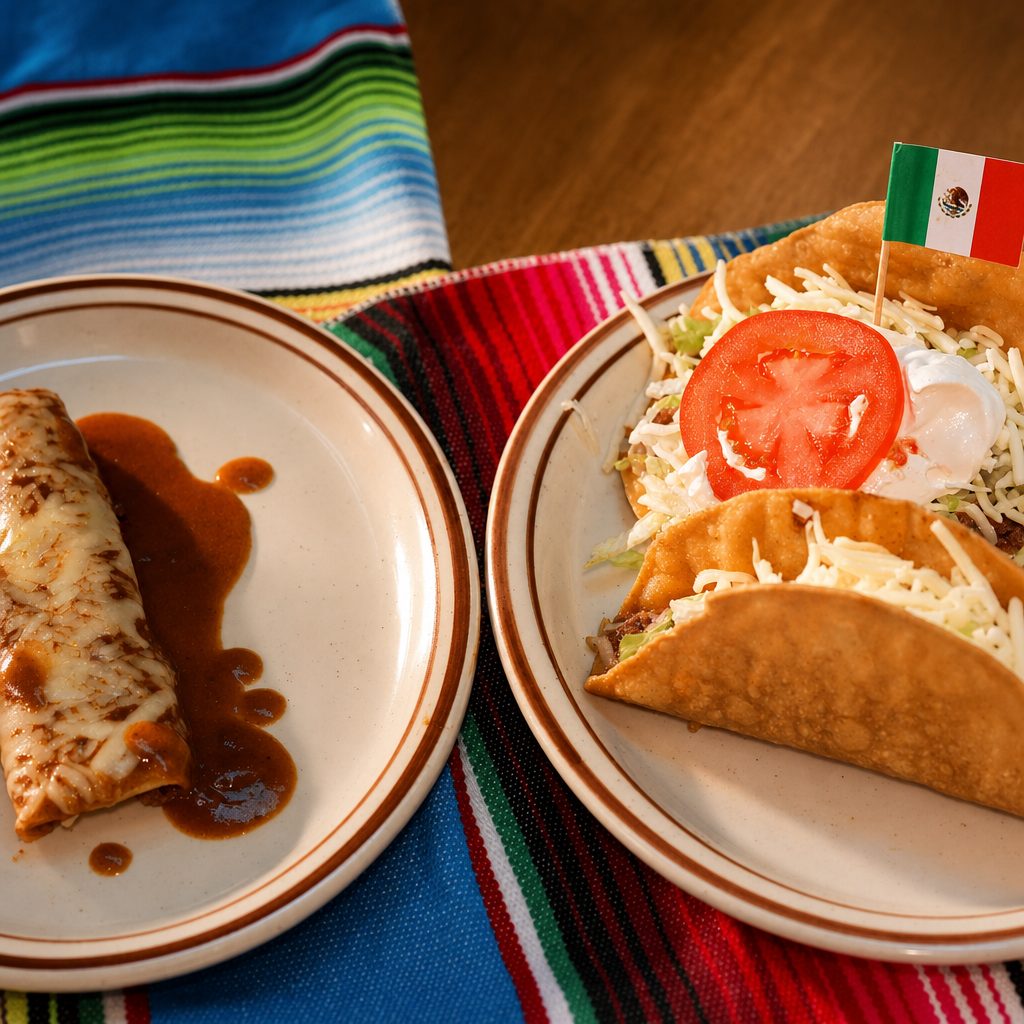 2. Taco, Enchilada & Chalupa.