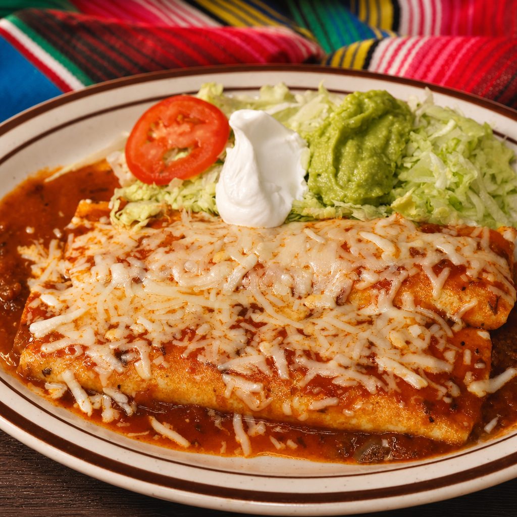 Burritos Deluxe Dinner.