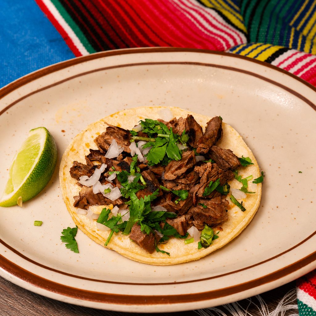 Asada Taco | Chopped Steak.