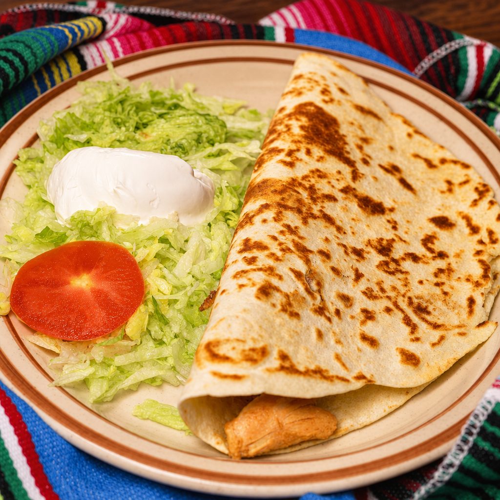 Quesadilla Mexican Dinner.