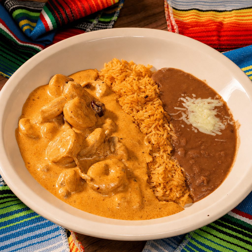 Camarones Al Chipotle.