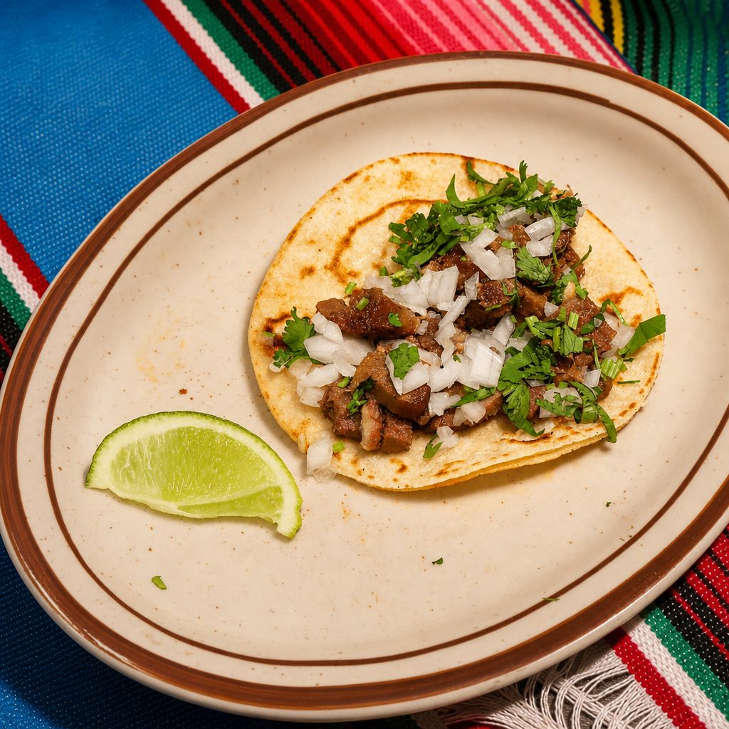 Lengua Taco | Beef Tongue.
