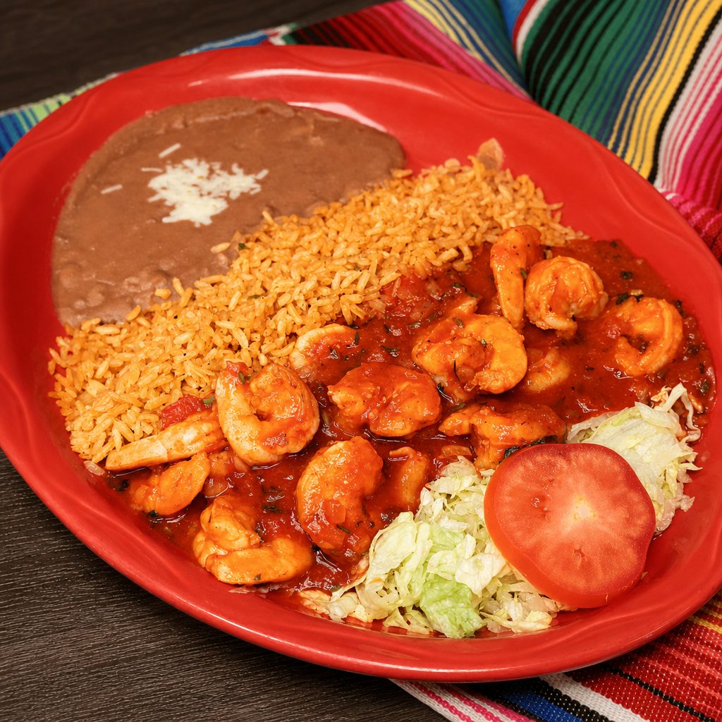 Camarones Al Mojo De Ajo.