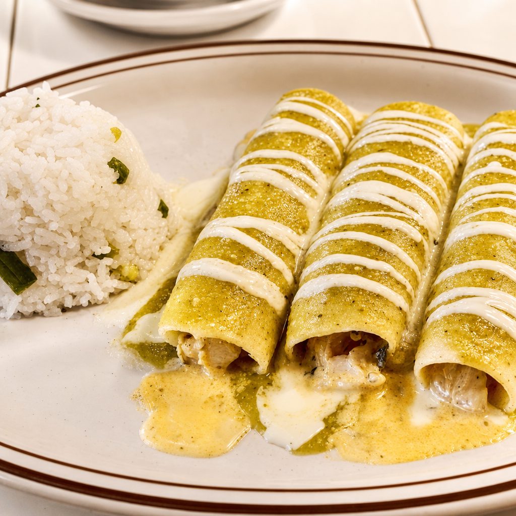 Enchiladas Acapulco.