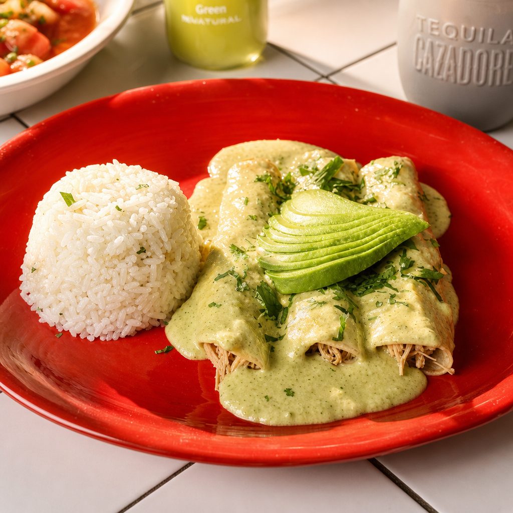 Enchiladas Suizas.