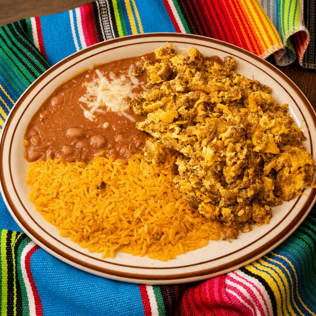 Huevos con Chorizo.
