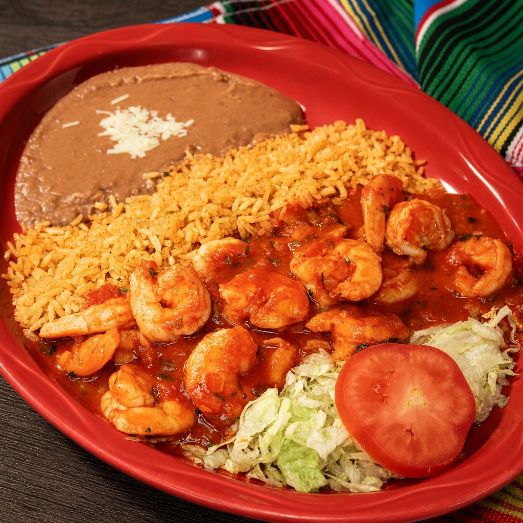 Camarones Al Mojo De Ajo.