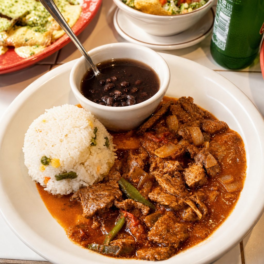 Bistec Ranchero.