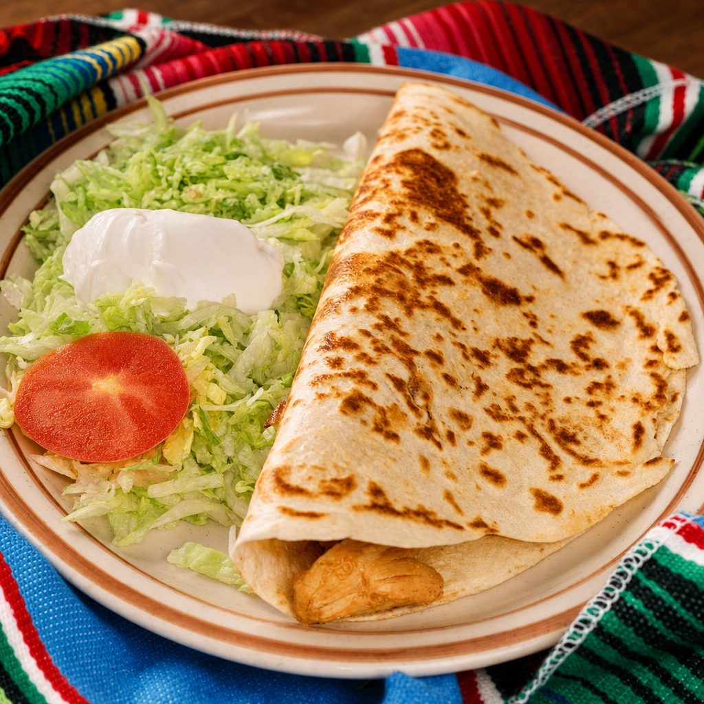 Quesadilla Mexican Dinner.