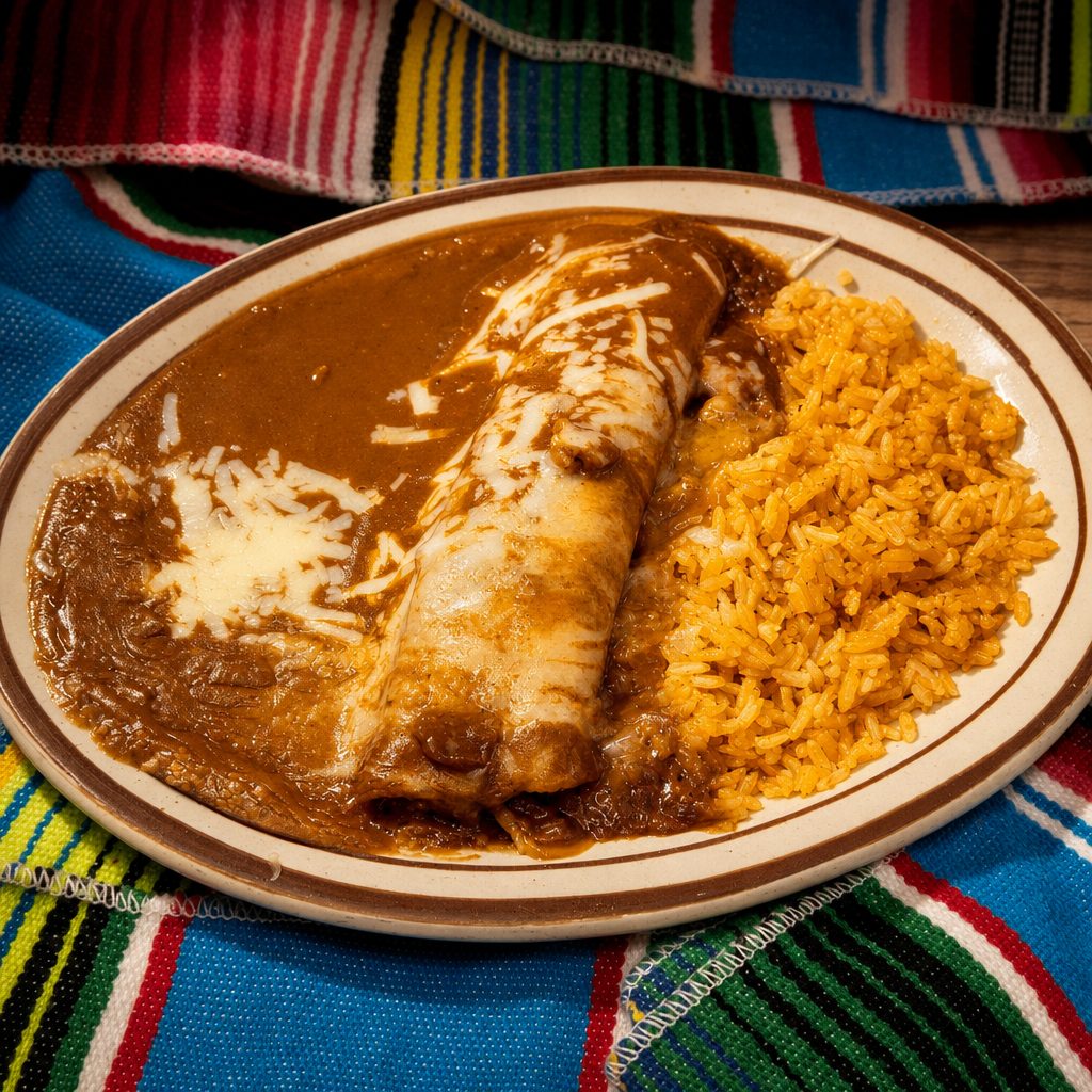 Kids #2, Beef Enchilada.