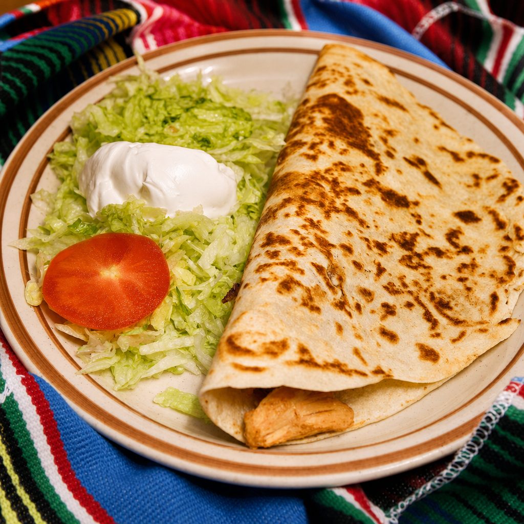 Quesadilla Mexican Dinner.