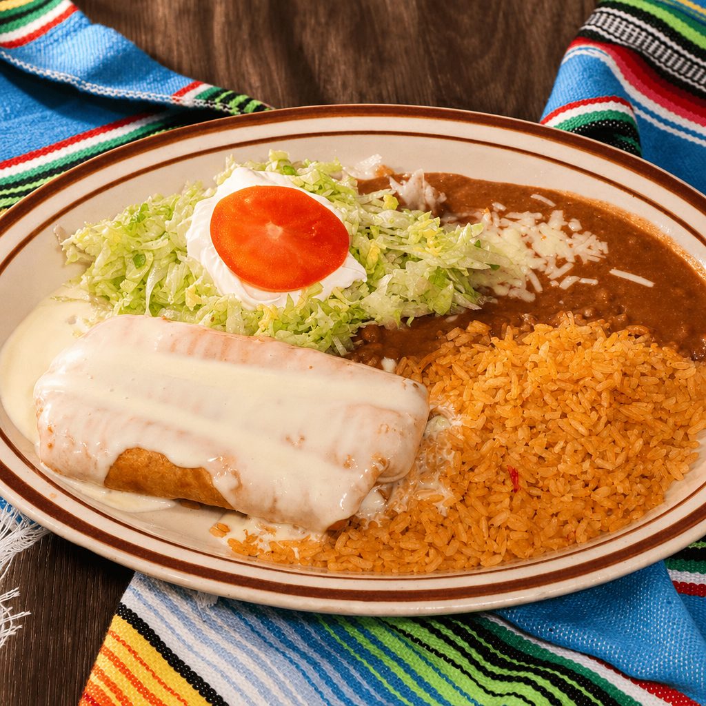 Chimichanga Dinner.