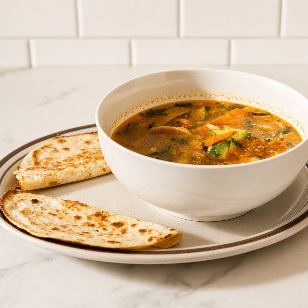 Shrimp or Fish Soup.