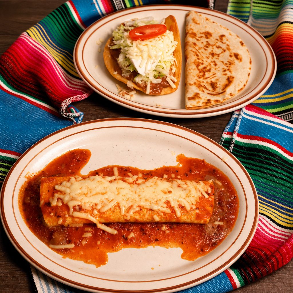 2. Chalupa, Bean Burrito, & Quesadilla.