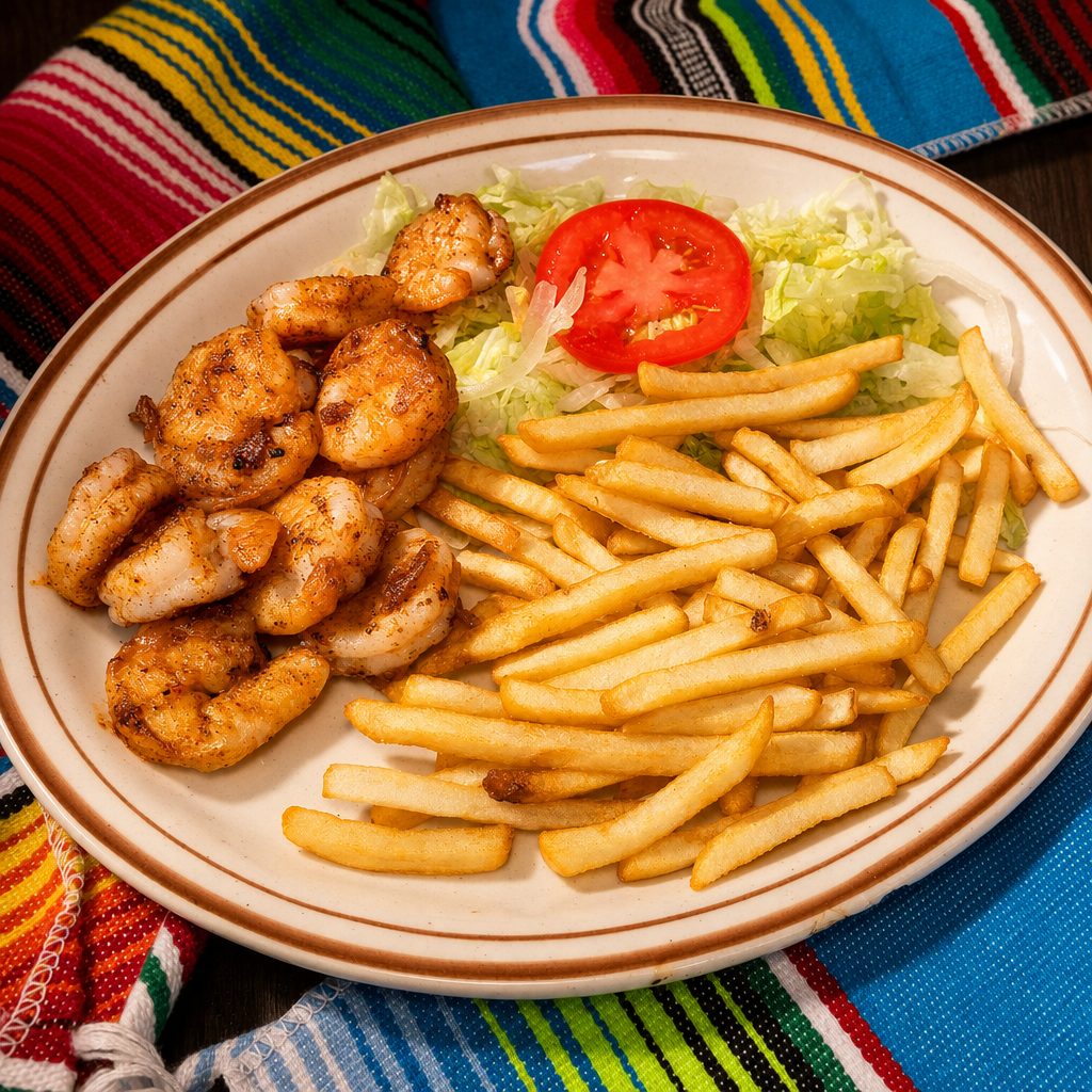 Kids #8. Grilled Shrimp.