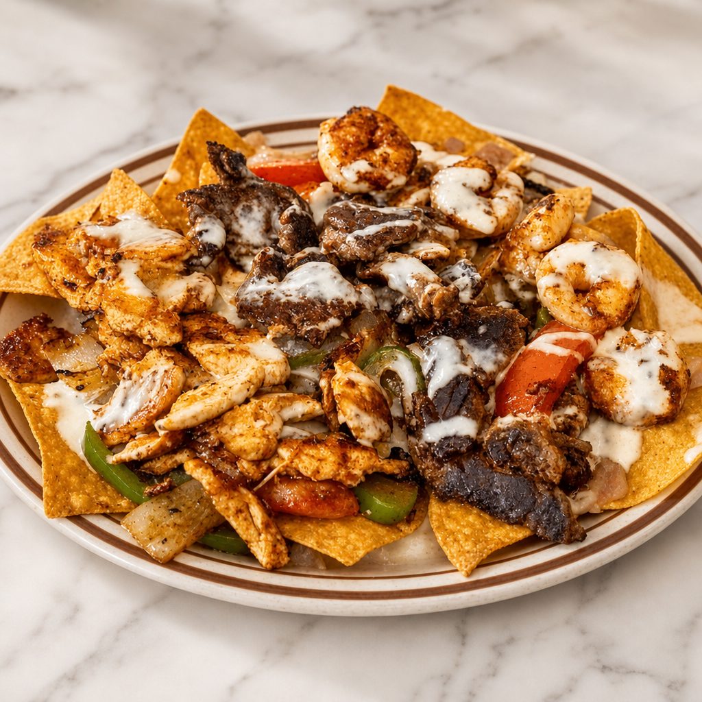 Fajitas Nachos.
