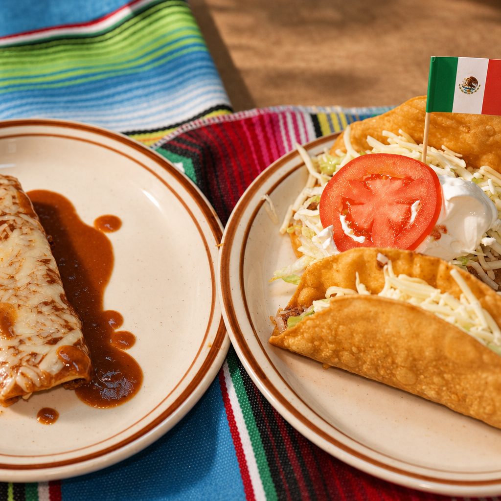 2. Taco, Enchilada & Chalupa.