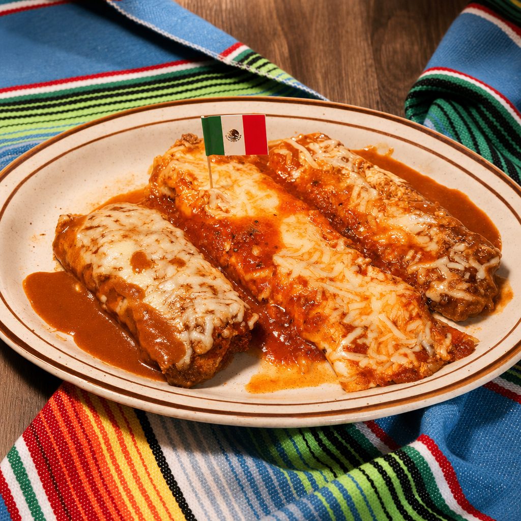 14. Burrito, Enchilada and Tamale.