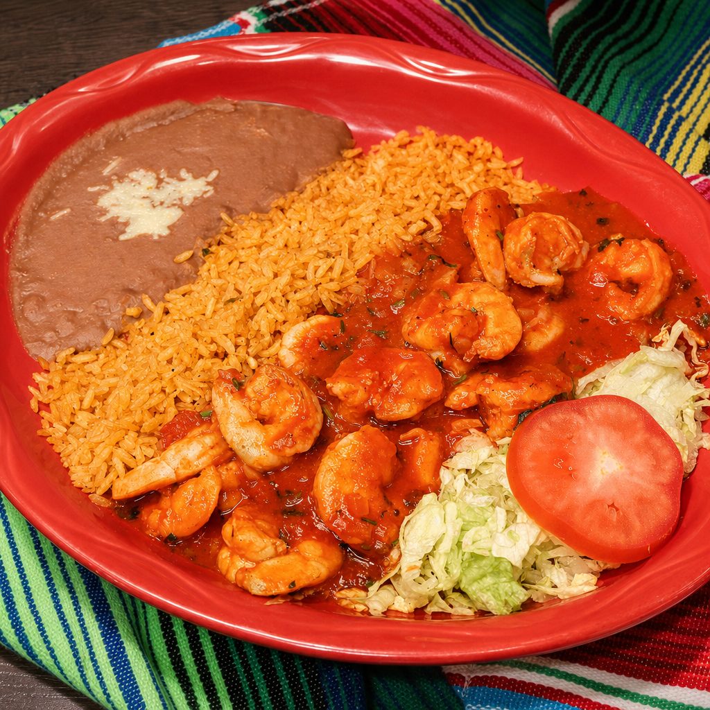 Camarones Al Mojo De Ajo.