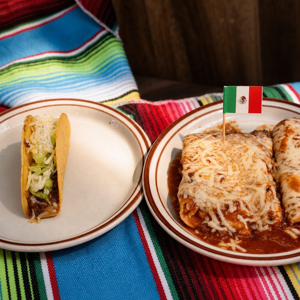 3. Enchilada, Taco & Real Chile Relleno.