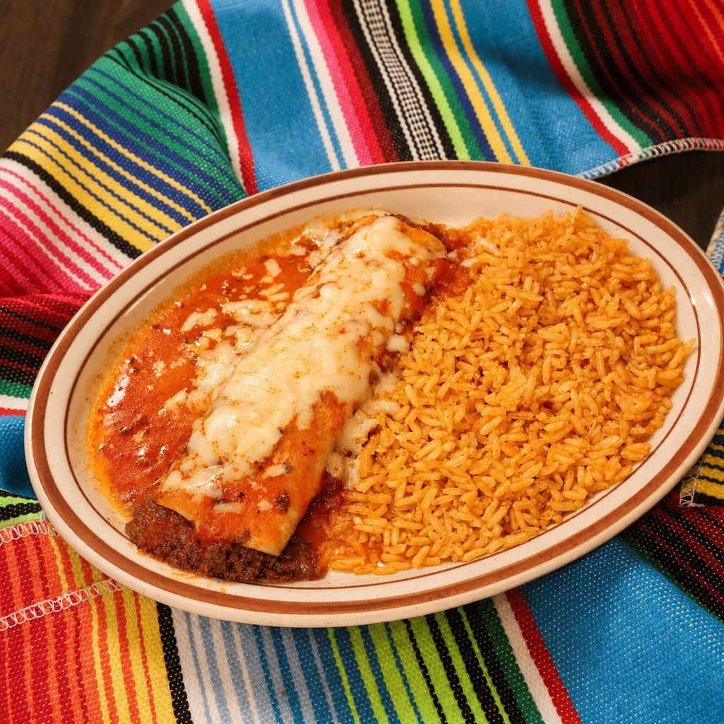Kids #3. Beef Burrito.