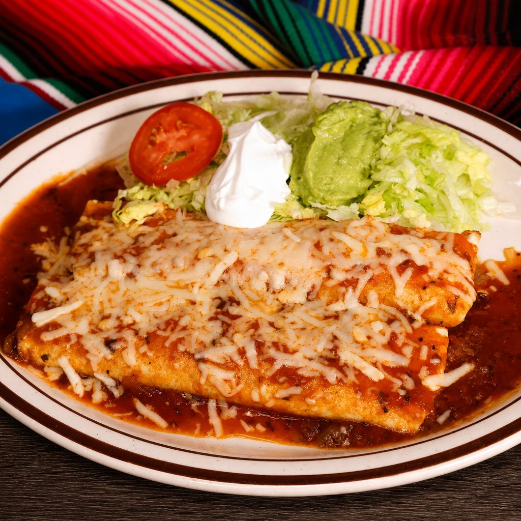 Burritos Deluxe Dinner.