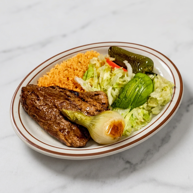 Carne Asada Plato.