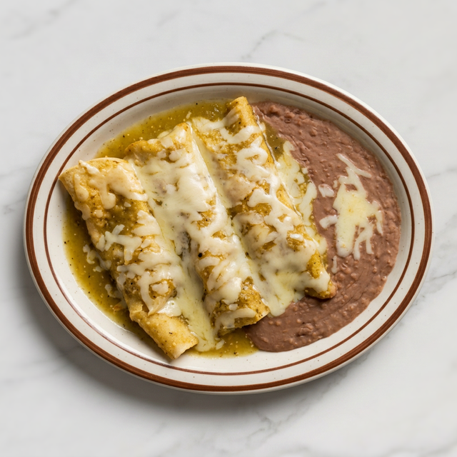Enchiladas Verdes.