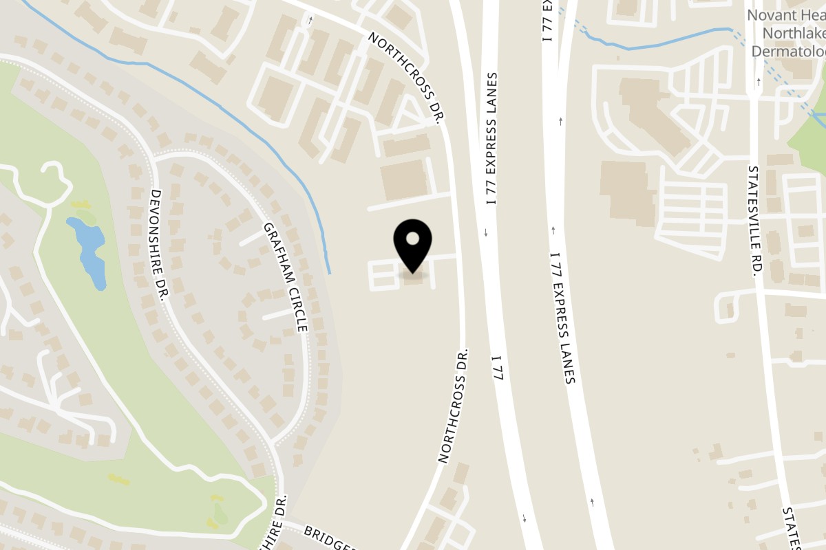 Map showing the location of La Unica Mexican Restaurant Huntersville on 16203 Northcross Dr in Huntersville